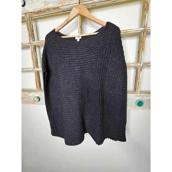 J.Jill PureJill Pullover Ribbed Knit Wool blend Gray Vest Ladies size Large - Picture 1 of 11